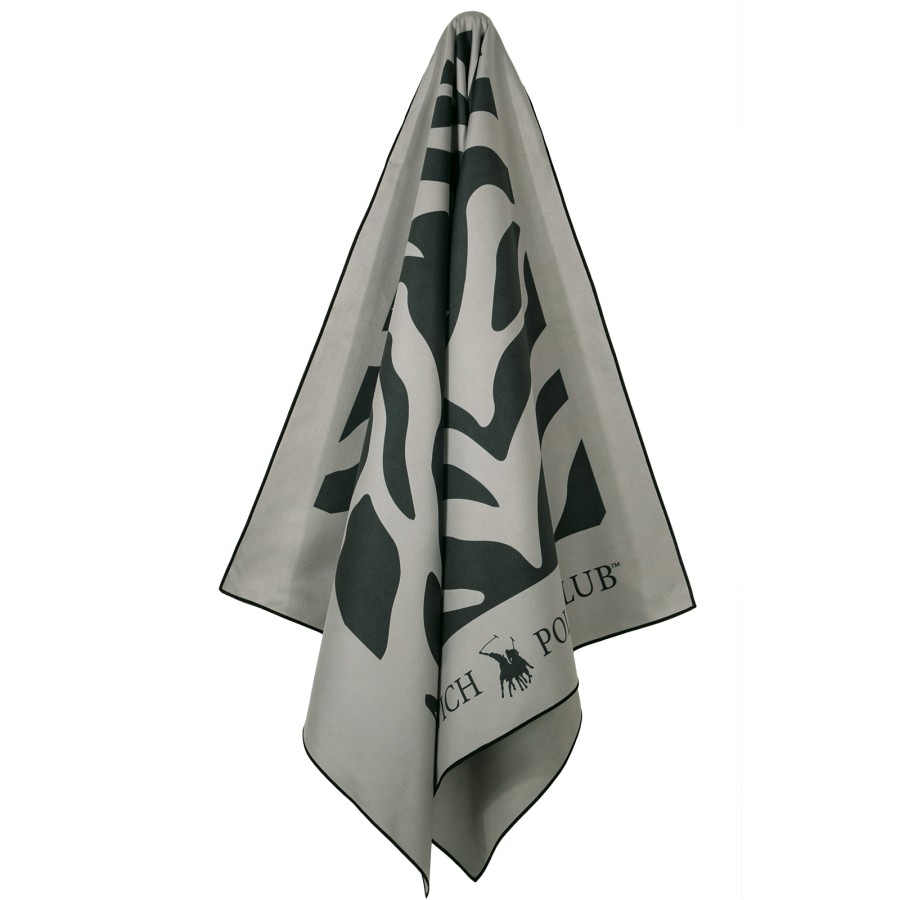 5203 Πετσέτα Θαλάσσης 80X170 Ταμπάς/Μαύρο Greenwich Polo Club