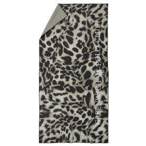 5205 Πετσέτα Θαλάσσης 80X170 Ταμπάς/Μαύρο Greenwich Polo Club