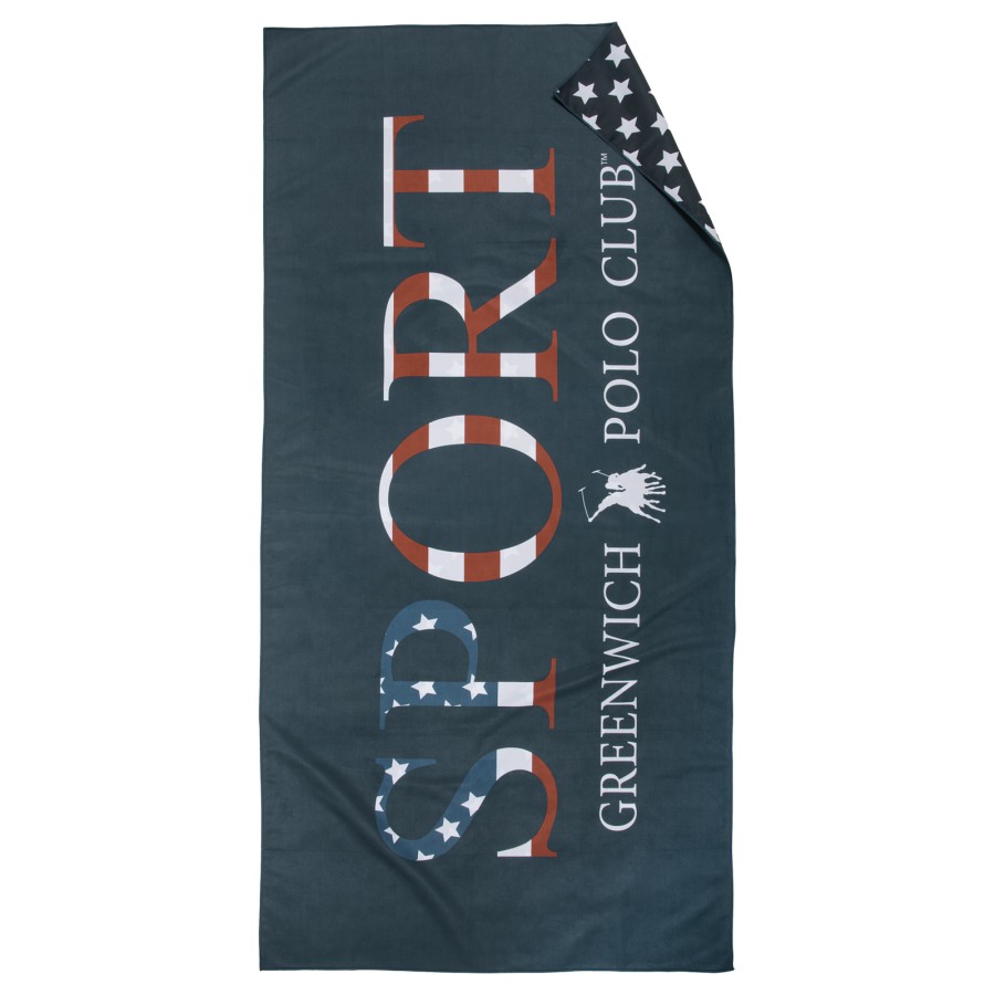 5206 Πετσέτα Θαλάσσης 80X170 Μπλε Greenwich Polo Club