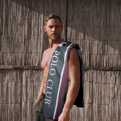 5209 Πετσέτα Θαλάσσης 80X170 Γκρι Greenwich Polo Club