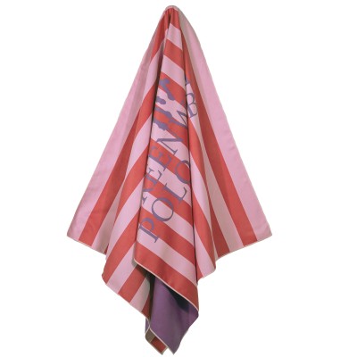 5216 Πετσέτα Θαλάσσης 80X170 Ροζ/Κόκκινο Greenwich Polo Club