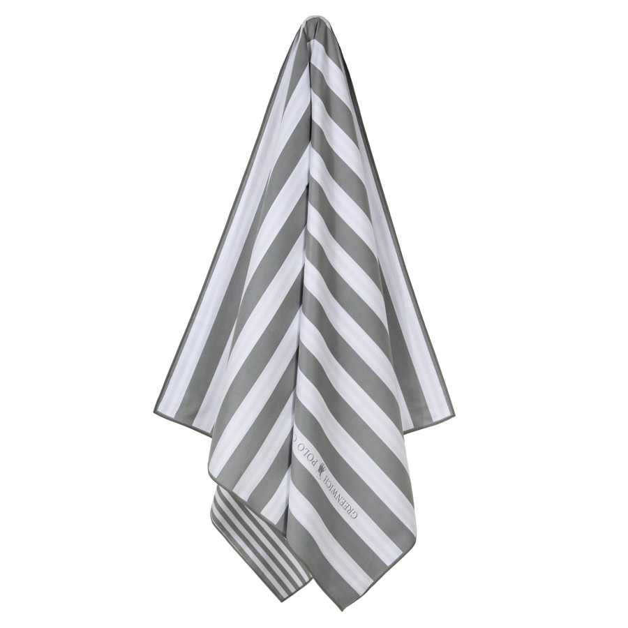 5220 Πετσέτα Θαλάσσης 80X170 Γκρι Greenwich Polo Club