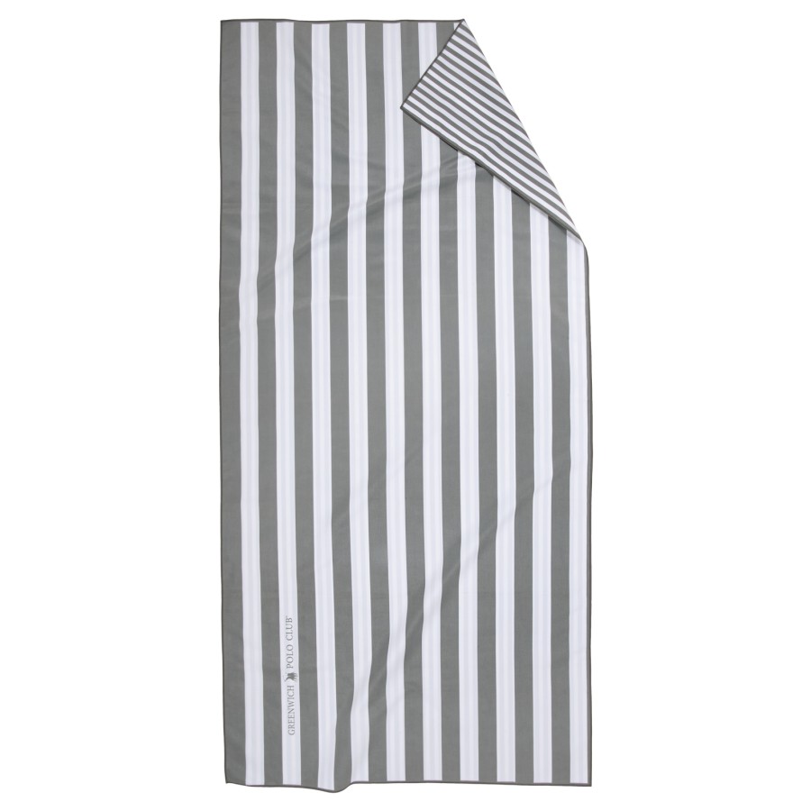 5220 Πετσέτα Θαλάσσης 80X170 Γκρι Greenwich Polo Club