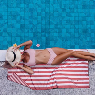 5222 Πετσέτα Θαλάσσης 80X170 Κόκκινο Greenwich Polo Club