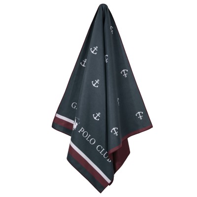 5224 Πετσέτα Θαλάσσης 80X170 Μπλε Greenwich Polo Club