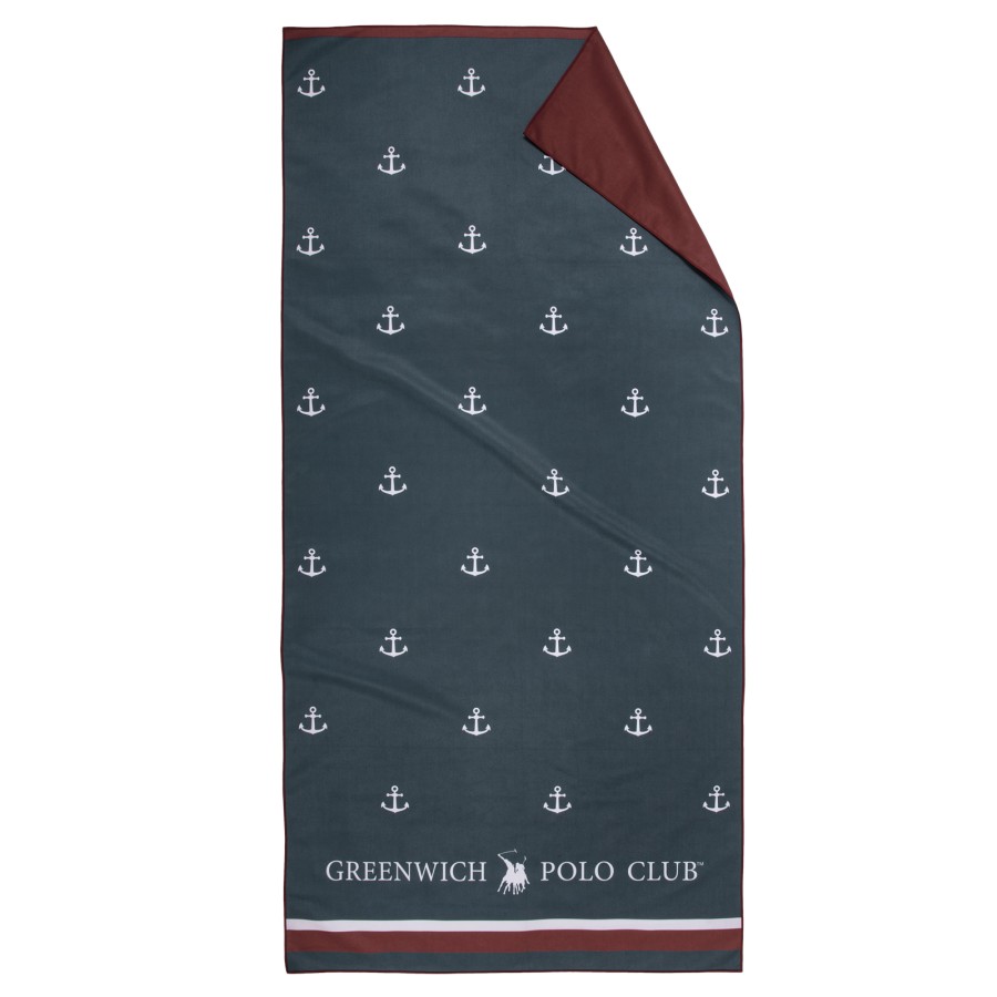 5224 Πετσέτα Θαλάσσης 80X170 Μπλε Greenwich Polo Club