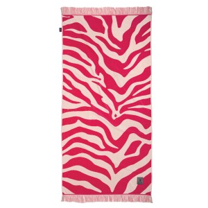 5200 Πετσέτα Θαλάσσης 90X180 Ταμπάς/Φούξια Greenwich Polo Club