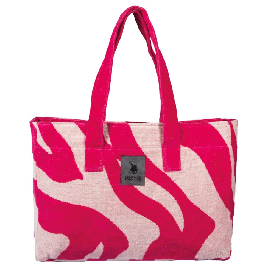5200 Τσάντα Θαλάσσης 50X38 Ταμπάς/Φούξια Greenwich Polo Club