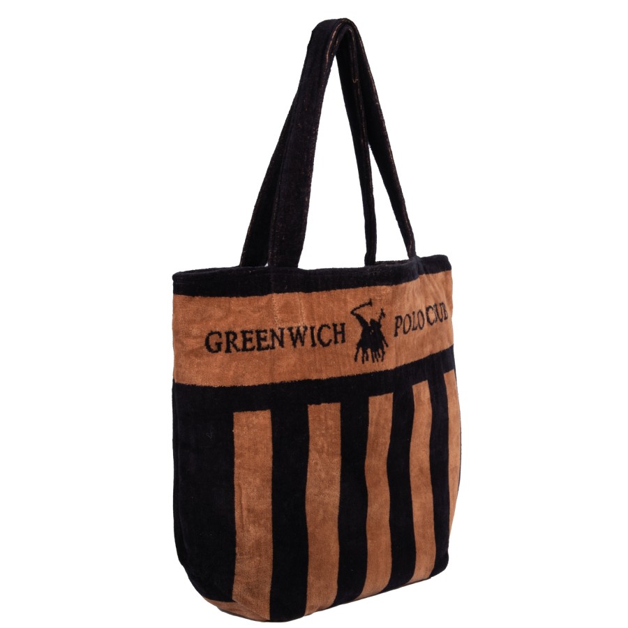 5233 Τσάντα Θαλάσσης 55X40 Καφέ Greenwich Polo Club