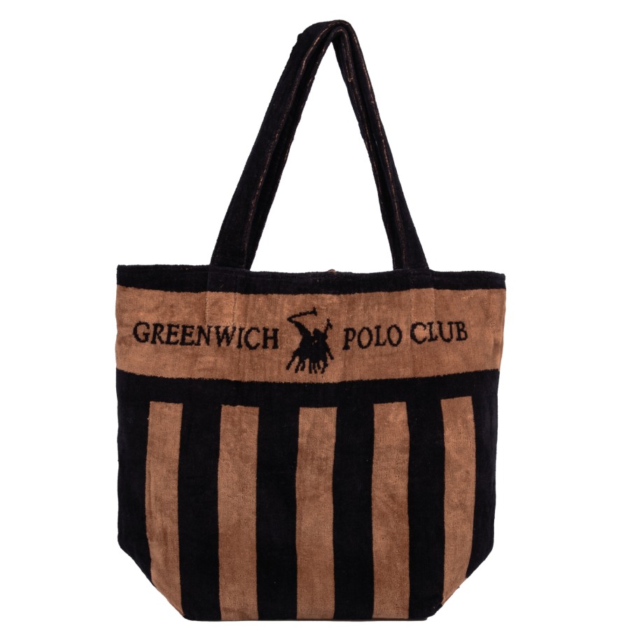 5233 Τσάντα Θαλάσσης 55X40 Καφέ Greenwich Polo Club