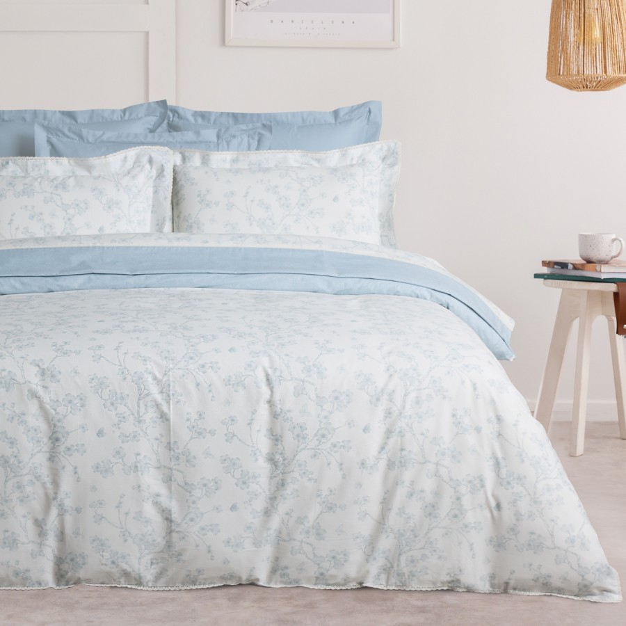 1714 Κουβερλί King Prestige 230X240 Κρεμ/Γκρι Das Home