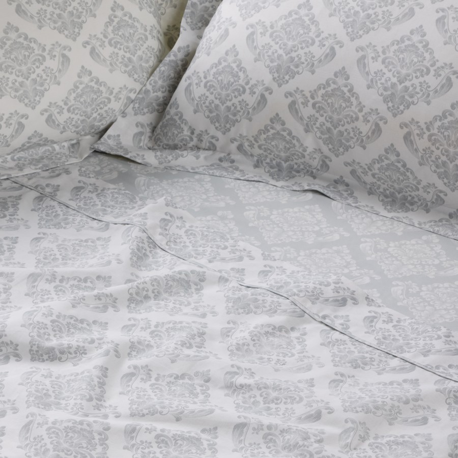 3182 Σετ Παπλωματοθήκη Υπέρδιπλη Daily 220X240 Γκρι/Εκρού Das Home