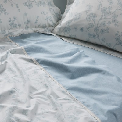 1714 Σεντόνια Σετ King Prestige 250X270 Κρεμ/Γκρι Das Home