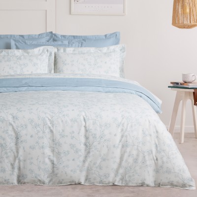 1714 Σεντόνια Σετ King Prestige 250X270 Κρεμ/Γκρι Das Home