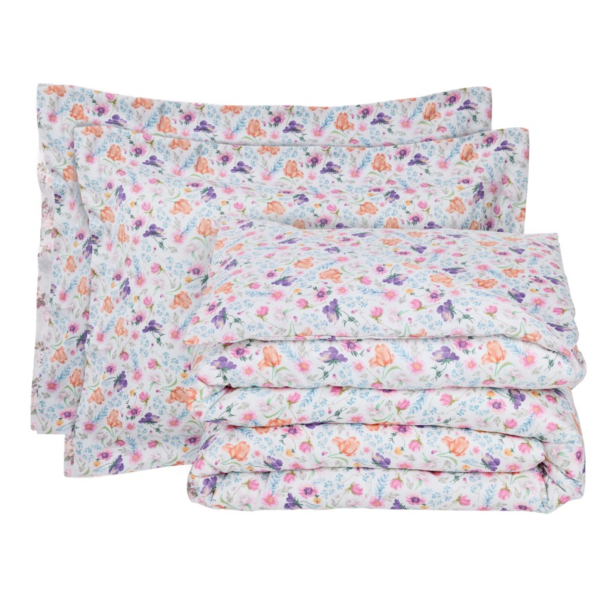 1723 Σεντόνια Σετ King Executive 260X280 Ροζ Das Home