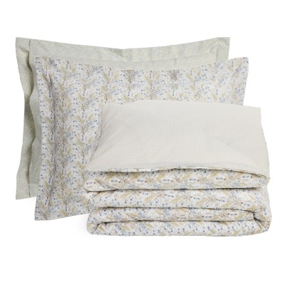 5440 Σετ Σεντόνια Υπέρδιπλα Με Λάστιχο Casual 170X200+35 Ταμπάς/Μπλε Das Home