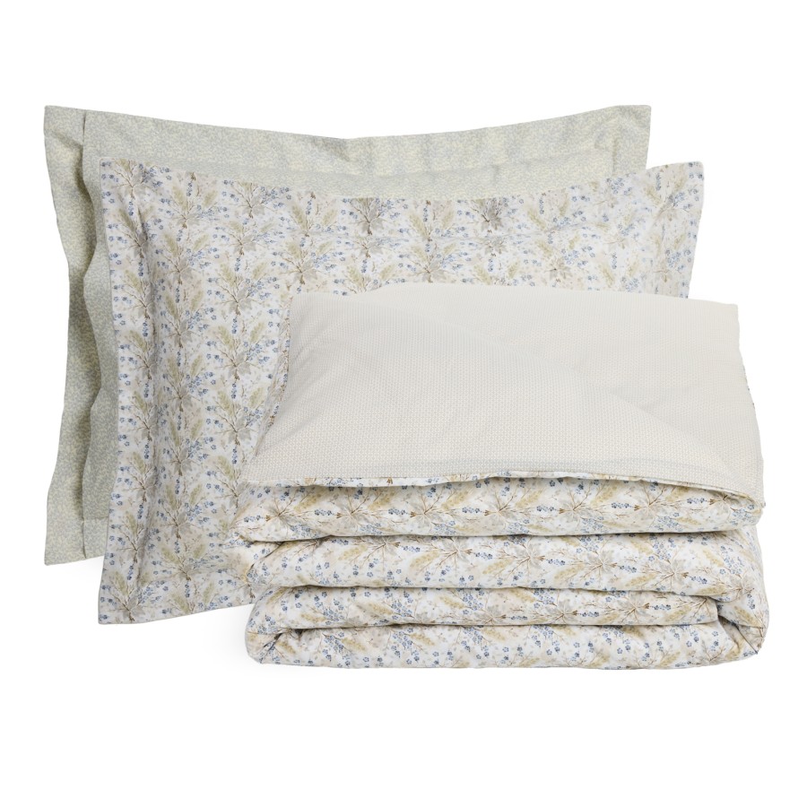 5440 Σετ Σεντόνια Υπέρδιπλα Με Λάστιχο Casual 170X200+35 Ταμπάς/Μπλε Das Home