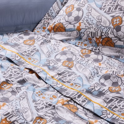 4986 Σετ Σεντόνια Μονά Kid 170X260 Πολύχρωμο Das Home