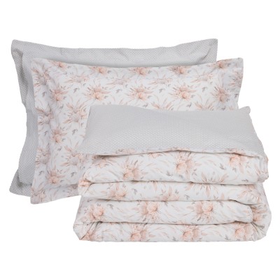 3181 Σετ Σεντόνια Υπέρδιπλα Daily 240X260 Κρεμ/Γκρι Das Home