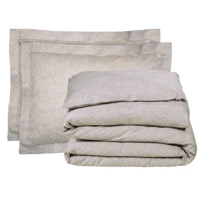 1719 Σεντόνια Σετ Υπέρδιπλα Prestige 240X260 Εκρού/Λαδί/Nude Das Home