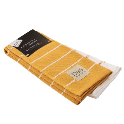 0887 Σετ Ποτηρόπανα 2Τμχ 40X60 Ώχρα Das Home 0887 Σετ Ποτηρόπανα 2Τμχ 40X60 Ώχρα Das Home