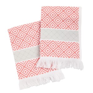 0893 Σετ Ποτηρόπανα 2Τμχ 30X50 Nude/Γκρι Das Home 0893 Σετ Ποτηρόπανα 2Τμχ 30X50 Nude/Γκρι Das Home