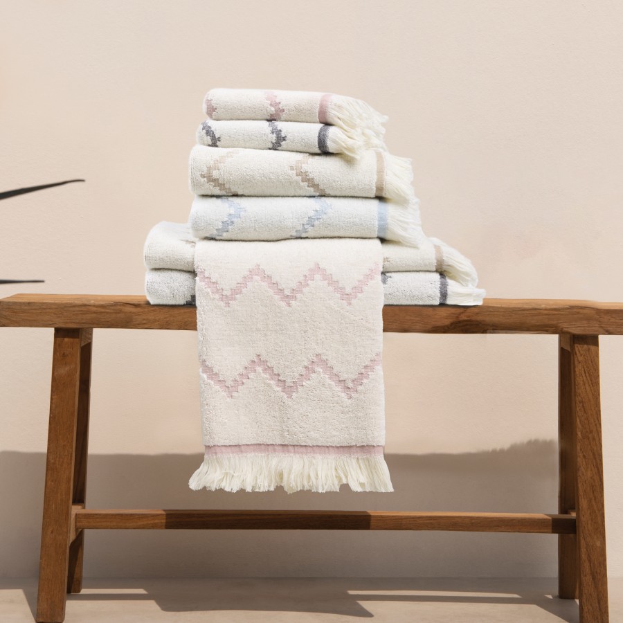 0870 Σετ Πετσέτες 3Τμχ Best Μπλε Das Home