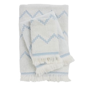 0870 Σετ Πετσέτες 3Τμχ Best Μπλε Das Home