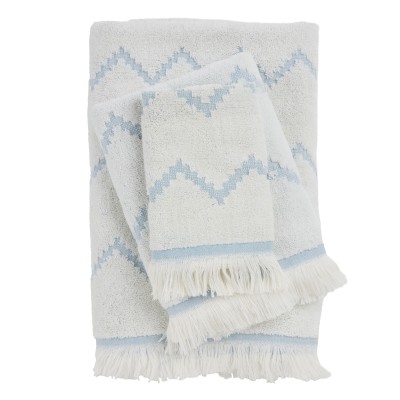 0870 Σετ Πετσέτες 3Τμχ Best Μπλε Das Home