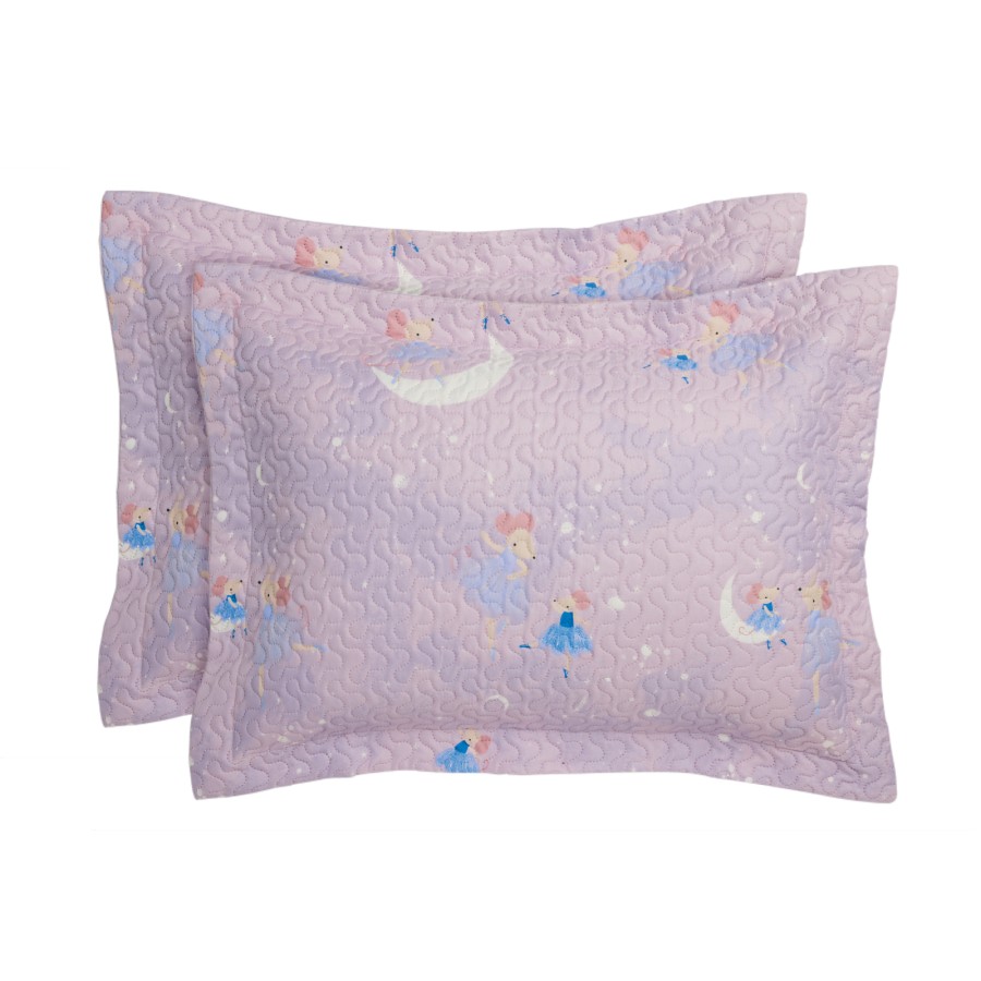 4980 Ζεύγος Μαξιλαροθήκες 50X70+5 Λιλά Das Home