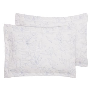 9659 Ζεύγος Μαξιλαροθήκες Happy 50X70+5 Λευκό Das Home