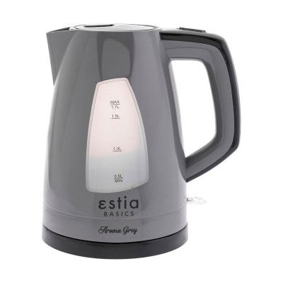 ESTIA ΒΡΑΣΤΗΡΑΣ AROMA GREY ΠΛΑΣΤΙΚΟΣ 2200w 1.7lt ΓΚΡΙ