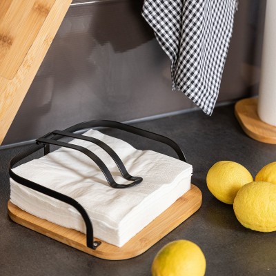 ESTIA ΧΑΡΤΟΠΕΤΣΕΤΟΘΗΚΗ BAMBOO ESSENTIALS ΤΕΤΡΑΓΩΝΗ ΜΕΤΑΛΛΙΚΗ 20x20x7cm ESTIA ΧΑΡΤΟΠΕΤΣΕΤΟΘΗΚΗ BAMBOO ESSENTIALS ΤΕΤΡΑΓΩΝΗ ΜΕΤΑΛΛΙΚΗ 20x20x7cm