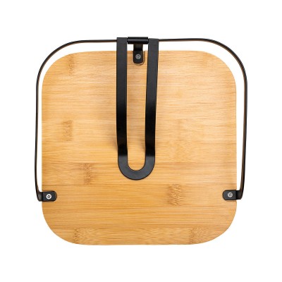 ESTIA ΧΑΡΤΟΠΕΤΣΕΤΟΘΗΚΗ BAMBOO ESSENTIALS ΤΕΤΡΑΓΩΝΗ ΜΕΤΑΛΛΙΚΗ 20x20x7cm ESTIA ΧΑΡΤΟΠΕΤΣΕΤΟΘΗΚΗ BAMBOO ESSENTIALS ΤΕΤΡΑΓΩΝΗ ΜΕΤΑΛΛΙΚΗ 20x20x7cm