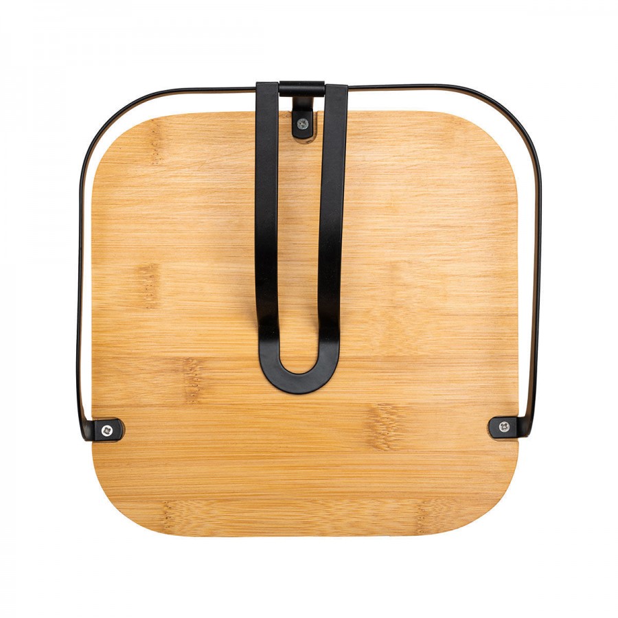 ESTIA ΧΑΡΤΟΠΕΤΣΕΤΟΘΗΚΗ BAMBOO ESSENTIALS ΤΕΤΡΑΓΩΝΗ ΜΕΤΑΛΛΙΚΗ 20x20x7cm ESTIA ΧΑΡΤΟΠΕΤΣΕΤΟΘΗΚΗ BAMBOO ESSENTIALS ΤΕΤΡΑΓΩΝΗ ΜΕΤΑΛΛΙΚΗ 20x20x7cm