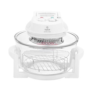 ESTIA ΦΟΥΡΝΑΚΙ ΡΟΜΠΟΤ CRYSTAL COOK 1400w 12lt ΜΕ ΑΝΤΙΣΤAΣΕΙΣ ΛΕΥΚΟ