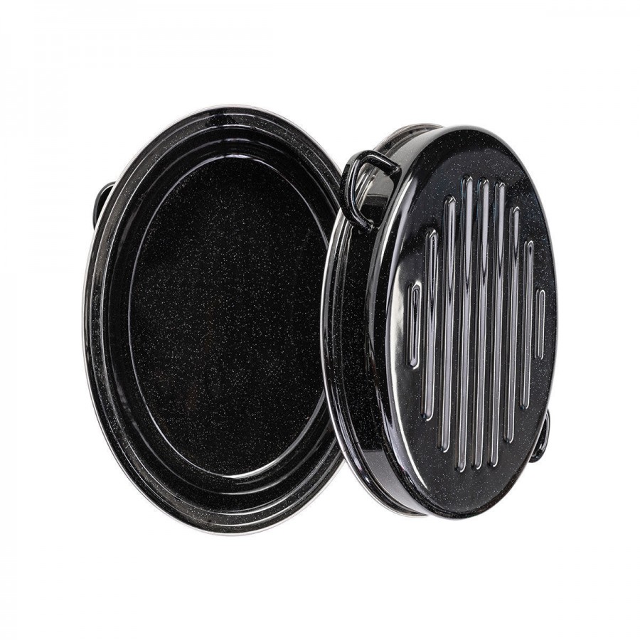 ESTIA ΓΑΣΤΡΑ ENAMEL PREMIUM ΕΜΑΓΙΕ 40x28x17cm 6.3lt ESTIA ΓΑΣΤΡΑ ENAMEL PREMIUM ΕΜΑΓΙΕ 40x28x17cm 6.3lt