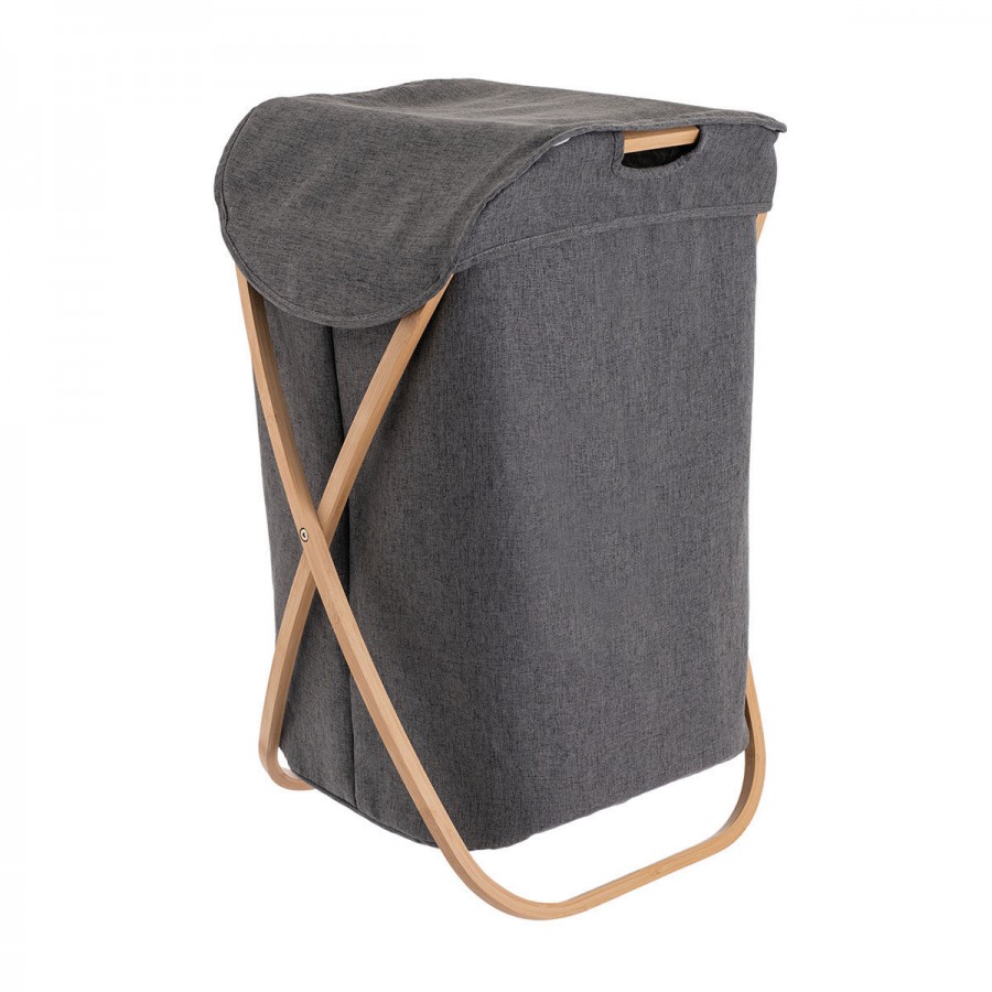 ESTIA ΚΑΛΑΘΙ ΑΠΛΥΤΩΝ BAMBOO ESSENTIALS ΜΕ ΘΗΚΗ ΠΟΛΥΕΣΤΕΡΑ ΠΤΥΣΣΟΜΕΝΟ 40x40x70cm ESTIA ΚΑΛΑΘΙ ΑΠΛΥΤΩΝ BAMBOO ESSENTIALS ΜΕ ΘΗΚΗ ΠΟΛΥΕΣΤΕΡΑ ΠΤΥΣΣΟΜΕΝΟ 40x40x70cm