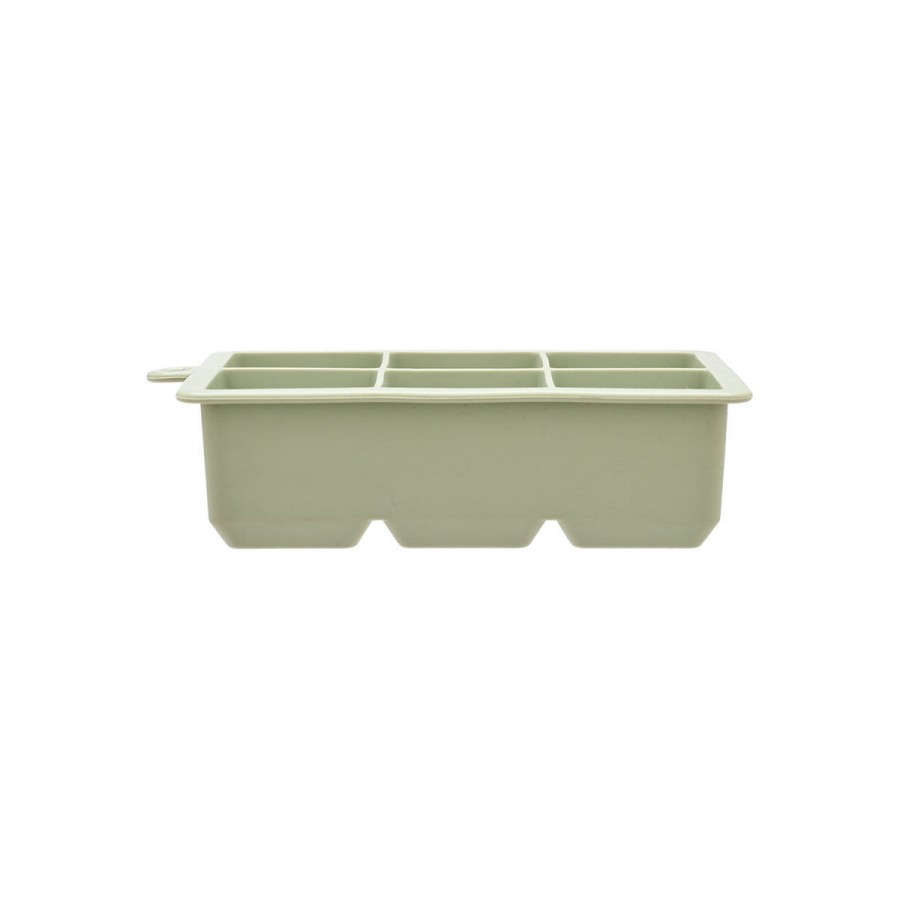 ESTIA ΠΑΓΟΘΗΚΗ ΣΙΛΙΚΟΝΗΣ 6 ΘΕΣΕΩΝ MINT GREEN 16x10x4 cm