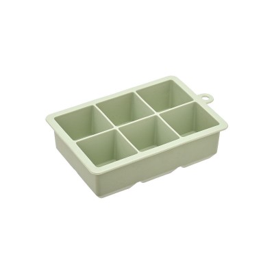 ESTIA ΠΑΓΟΘΗΚΗ ΣΙΛΙΚΟΝΗΣ 6 ΘΕΣΕΩΝ MINT GREEN 16x10x4 cm