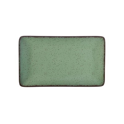 ESTIA ΠΙΑΤΕΛΑ ΟΡΘΟΓΩΝΙΑTERRA GREEN ΠΟΡΣΕΛΑΝΙΝΗ 21x10.5cm