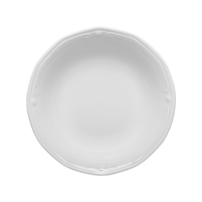 ESTIA ΣΑΛΑΤΙΕΡΑ ATHÉNÉE ΠΟΡΣΕΛΑΝΙΝΗ ΑΝΑΓΛΥΦΗ 23cm WHITE