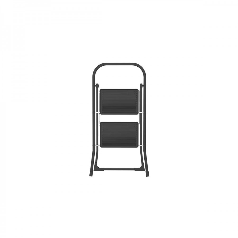 ESTIA ΣΚΑΛΟΣΚΑΜΠΟ NEO BLACK ΜΕ 2 ΣΚΑΛΙΑ 46x55x81cm