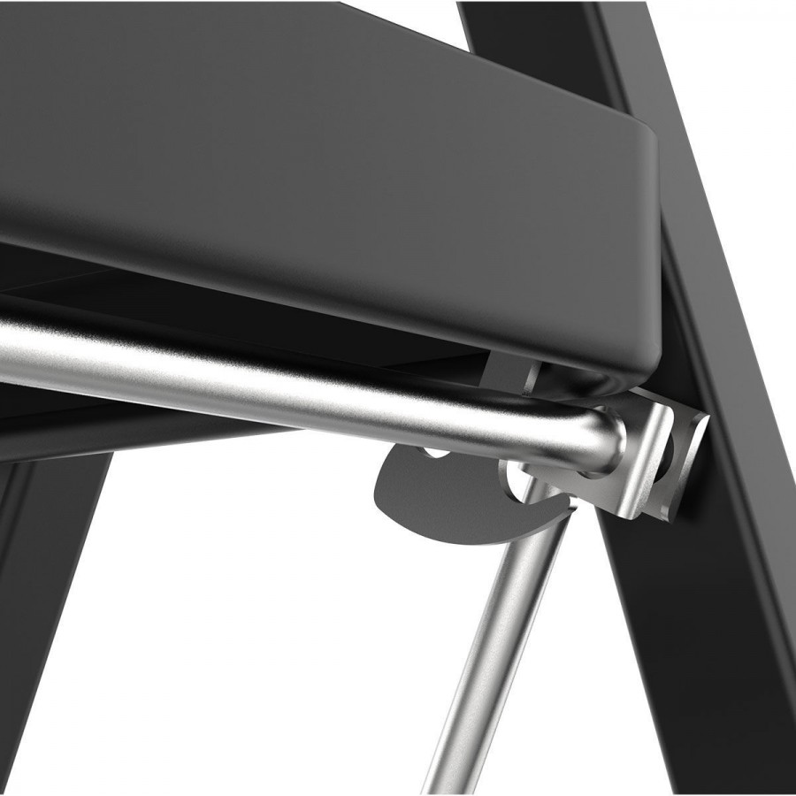 ESTIA ΣΚΑΛΟΣΚΑΜΠΟ NEO BLACK ΜΕ 3 ΣΚΑΛΙΑ 46x71x105cm