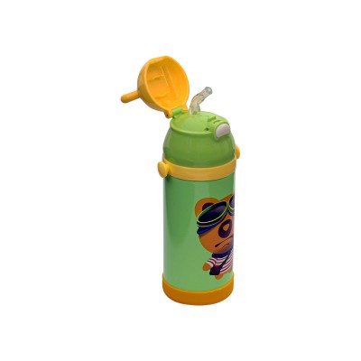 ESTIA ΘΕΡΜΟΣ ΠΑΙΔΙΚΟ ANIMALS ΑΝΟΞΕΙΔΩΤΟ 350ml BEAR GREEN