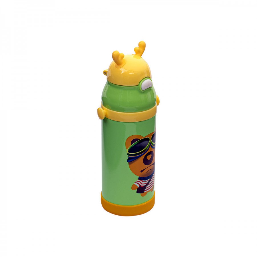 ESTIA ΘΕΡΜΟΣ ΠΑΙΔΙΚΟ ANIMALS ΑΝΟΞΕΙΔΩΤΟ 350ml BEAR GREEN