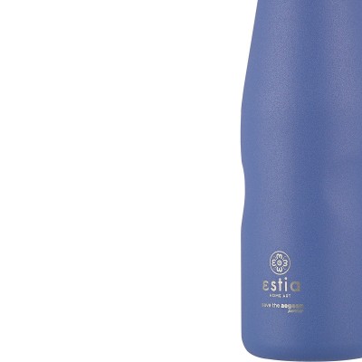 ESTIA ΘΕΡΜΟΣ TRAVEL FLASK SAVE THE AEGEAN 500ml DENIM BLUE ESTIA ΘΕΡΜΟΣ TRAVEL FLASK SAVE THE AEGEAN 500ml DENIM BLUE