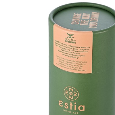 ESTIA ΘΕΡΜΟΣ TRAVEL FLASK SAVE THE AEGEAN 500ml FOREST SPIRIT ESTIA ΘΕΡΜΟΣ TRAVEL FLASK SAVE THE AEGEAN 500ml FOREST SPIRIT