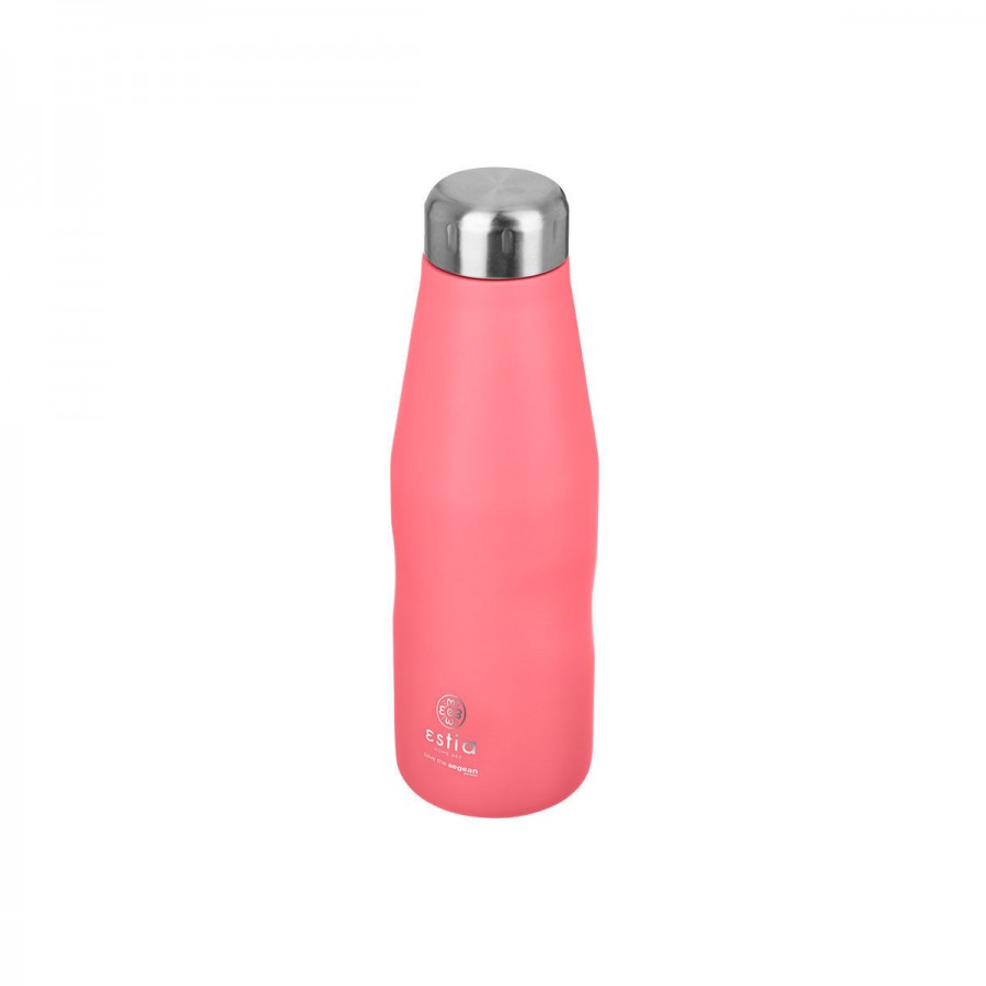 ESTIA ΘΕΡΜΟΣ TRAVEL FLASK SAVE THE AEGEAN 500ml FUSION CORAL ESTIA ΘΕΡΜΟΣ TRAVEL FLASK SAVE THE AEGEAN 500ml FUSION CORAL