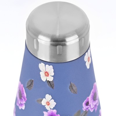 ESTIA ΘΕΡΜΟΣ TRAVEL FLASK SAVE THE AEGEAN 500ml GARDEN BLUE ESTIA ΘΕΡΜΟΣ TRAVEL FLASK SAVE THE AEGEAN 500ml GARDEN BLUE